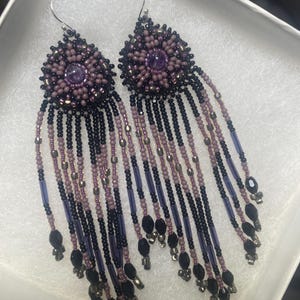 Handmade beaded earrings