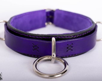 Evermore: Purple and Black Locking Sub Collar