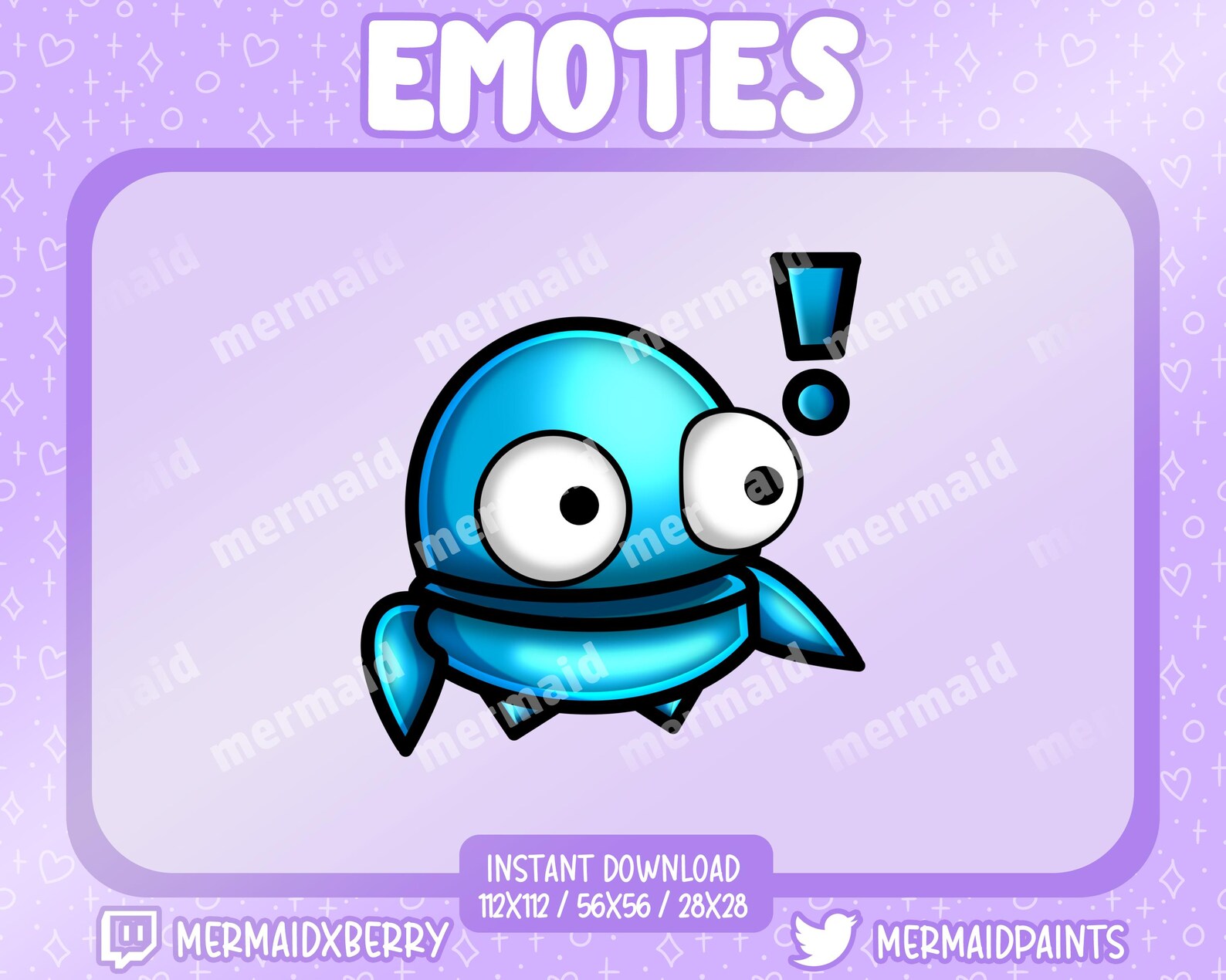 Premade Emote! - REPO Oh No! Emote, Turquoise, Presized, PNG, Twitch ...