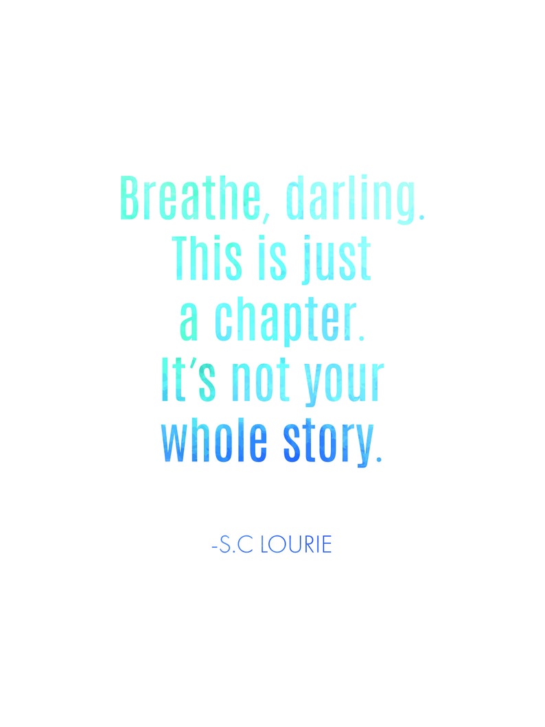 S.C Lourie Quote Printable Instant Download | Etsy