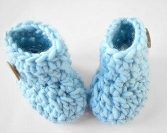 Blue baby shoes, gender reveal ideas