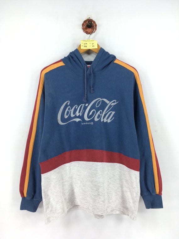 Premium Quality Black Sweatshirt, Large Coca-Cola Coke Emblem Premium Hoodie//Sweatshirt