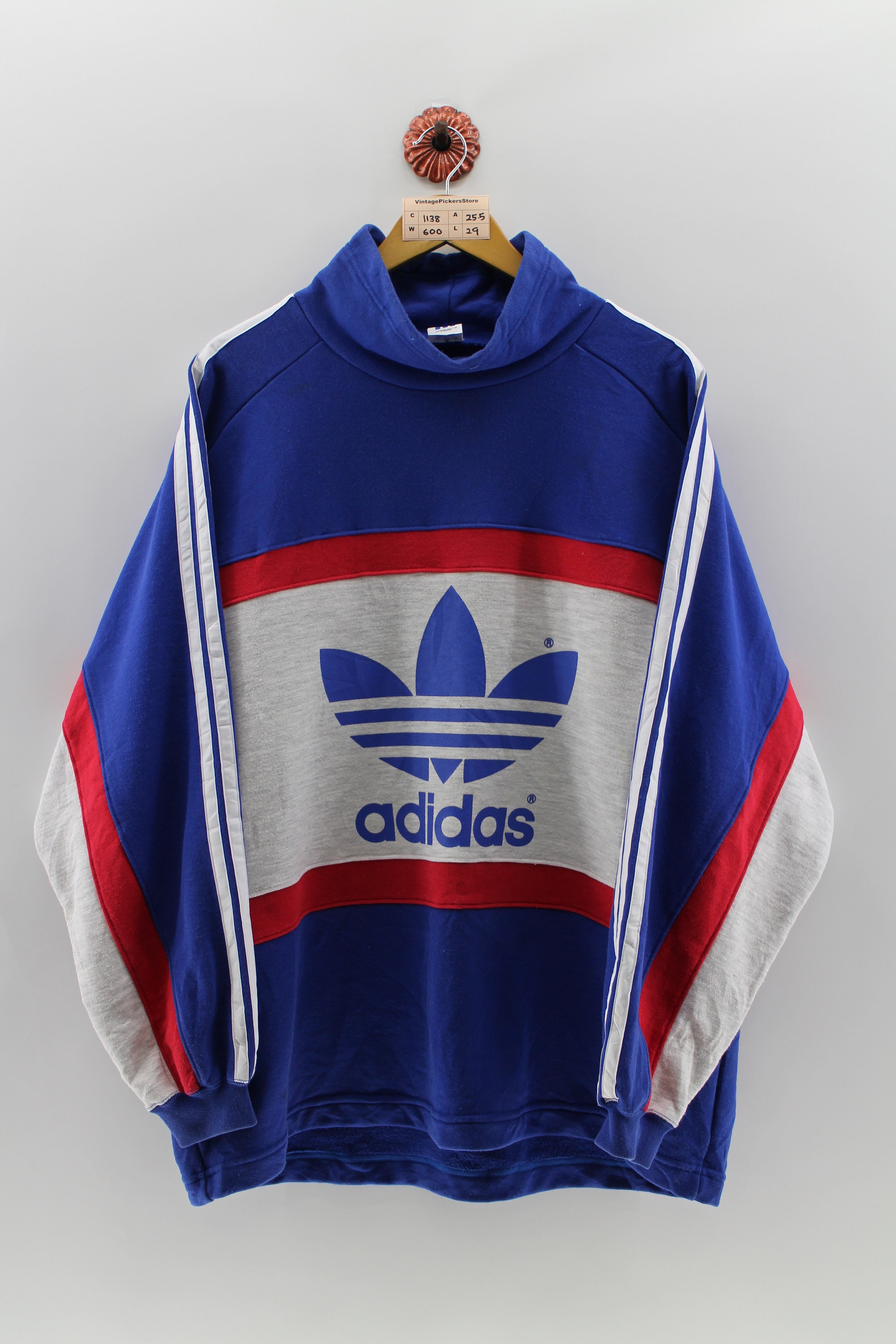 ADIDAS RUN DMC Sweatshirt XLarge Vintage 90's Adidas | Etsy