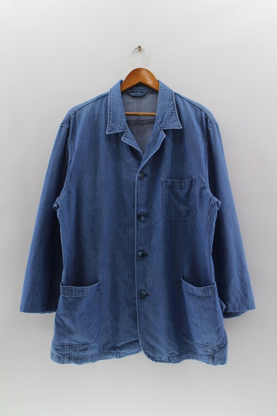 denim pullover jacket