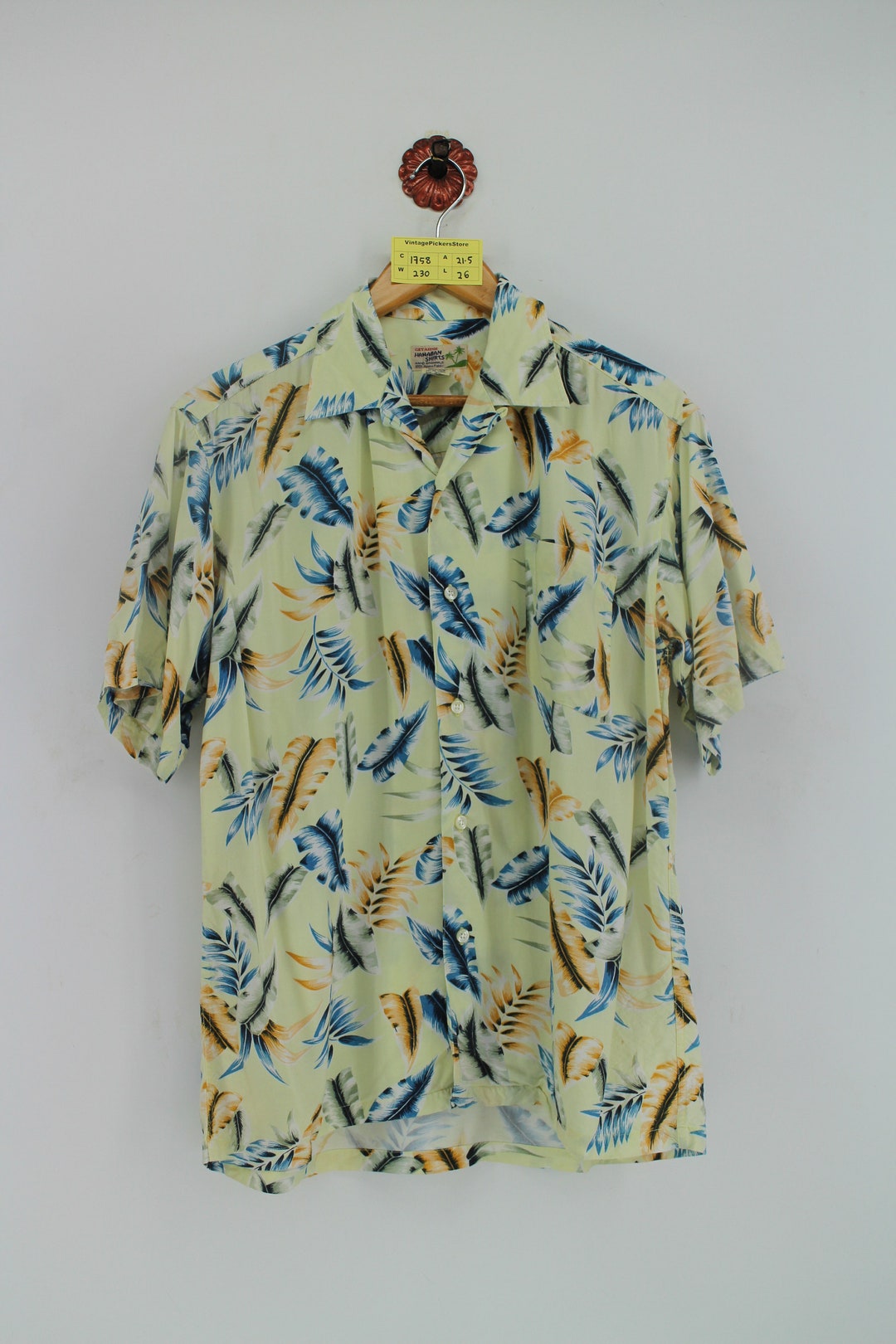 Vintage 90s HAWAIIAN Get Arnie Rayon Shirt Medium Hawaii - Etsy