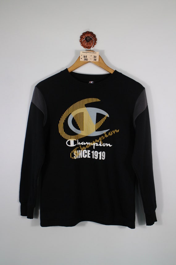 champion black jumper womens