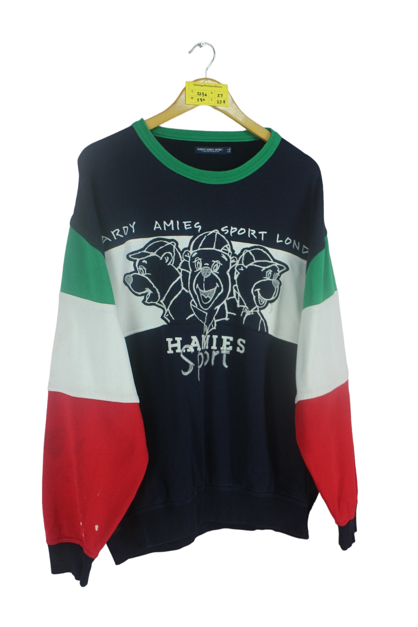 Vintage Hardy Amies Sport Sweatshirt Unisex Xlarge Hardy Amies - Etsy