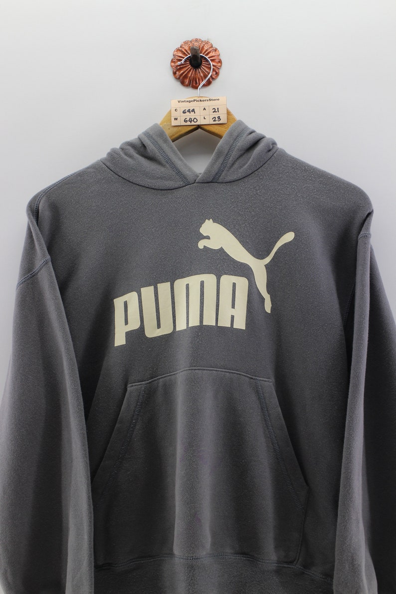 Vintage 90's PUMA Zipper Hoodie Ladies Medium Puma - Etsy