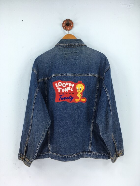 Vintage 90s LOONEY TUNES Tweety Denim 