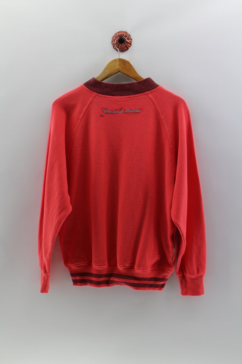 Vintage 1990's YVES SAINT LAURENT Pullover Sweatshirt | Etsy