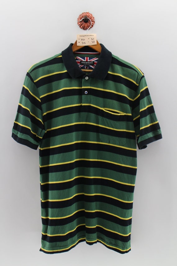 LYLE SCOTT Shirt Men Medium Vintage 1990's Lyle Sc