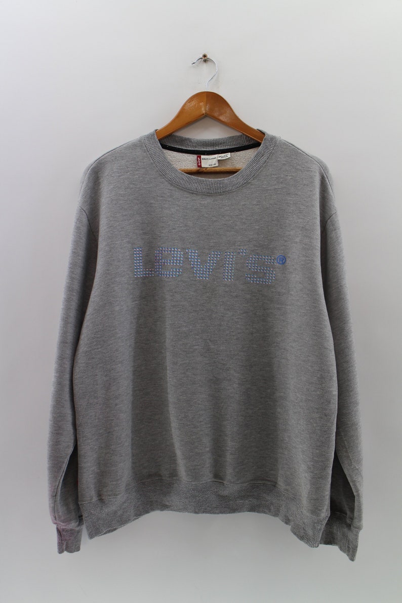 Vintage 90's LEVIS Pullover Sweatshirt Men Large Levis | Etsy
