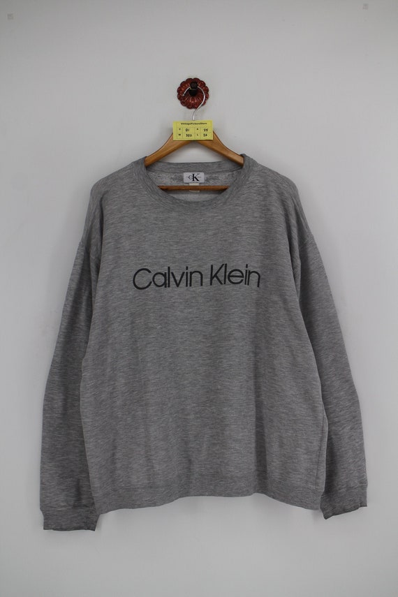 Vintage 90s Calvin Klein Jeans Crewneck Jumper XLarge Ck | Etsy