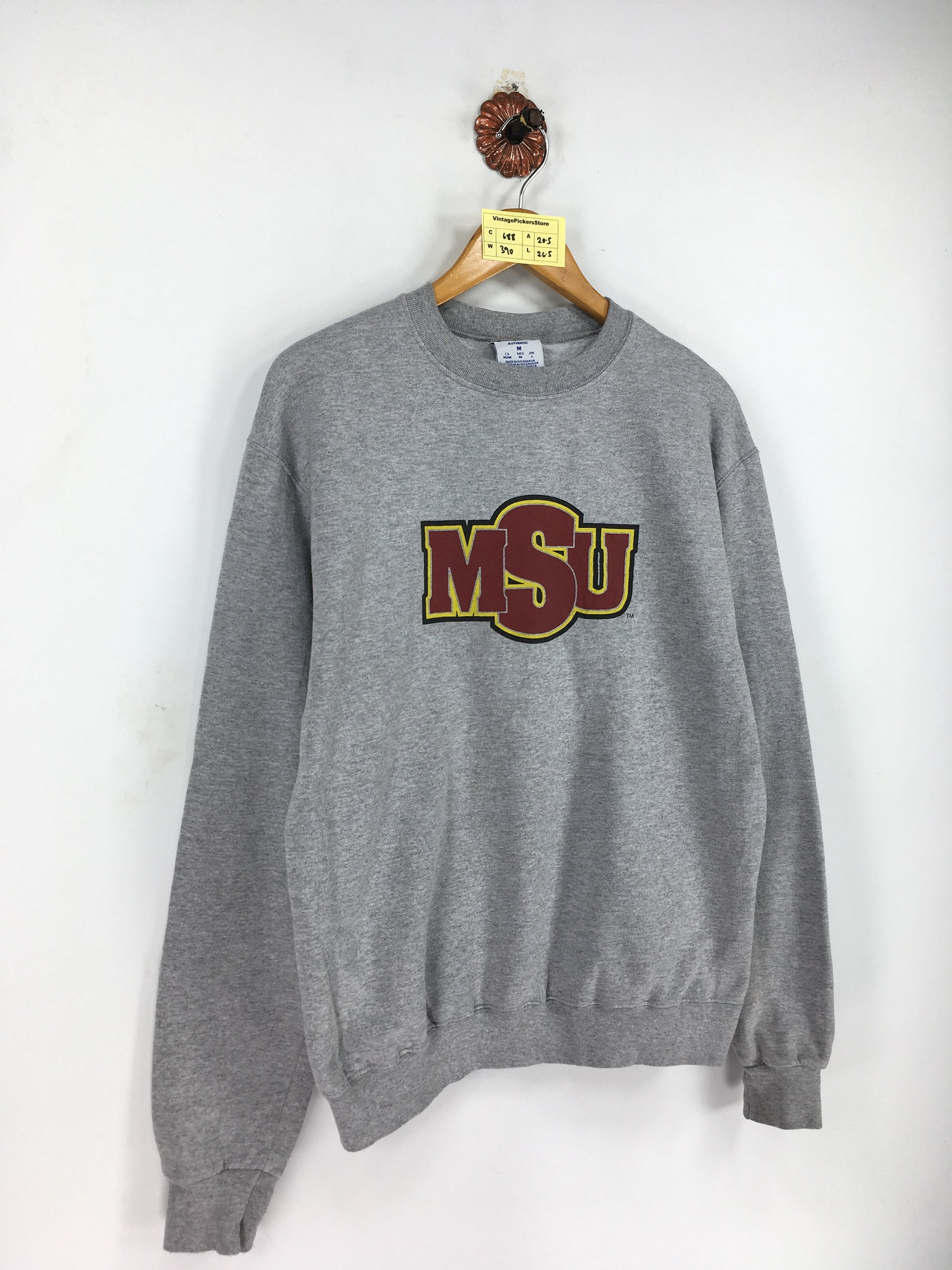 Vintage Champion MSU Pullover Sweatshirt Unisex Medium | Etsy