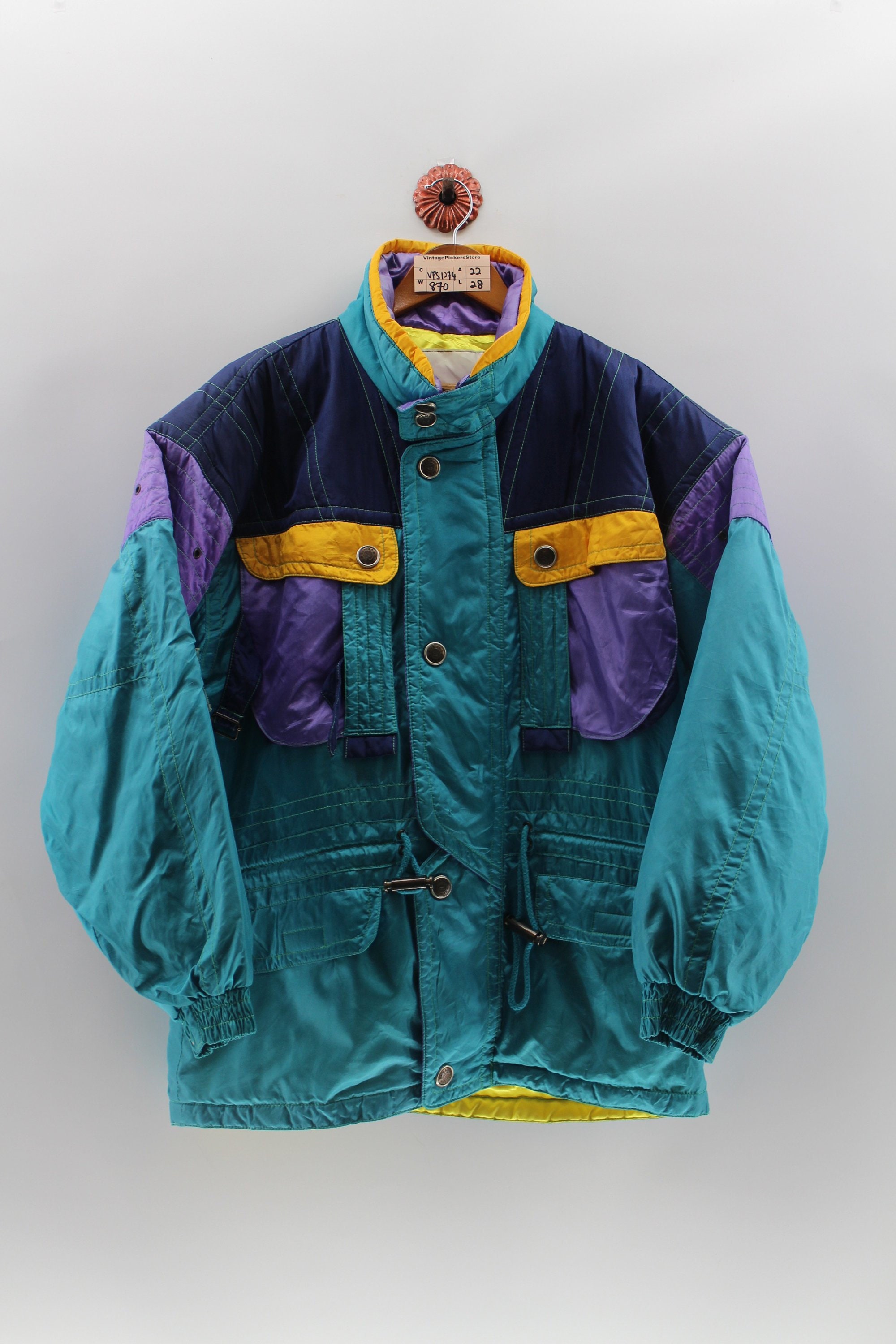 SAMAS Ski Jacket Unisex Medium Vintage 