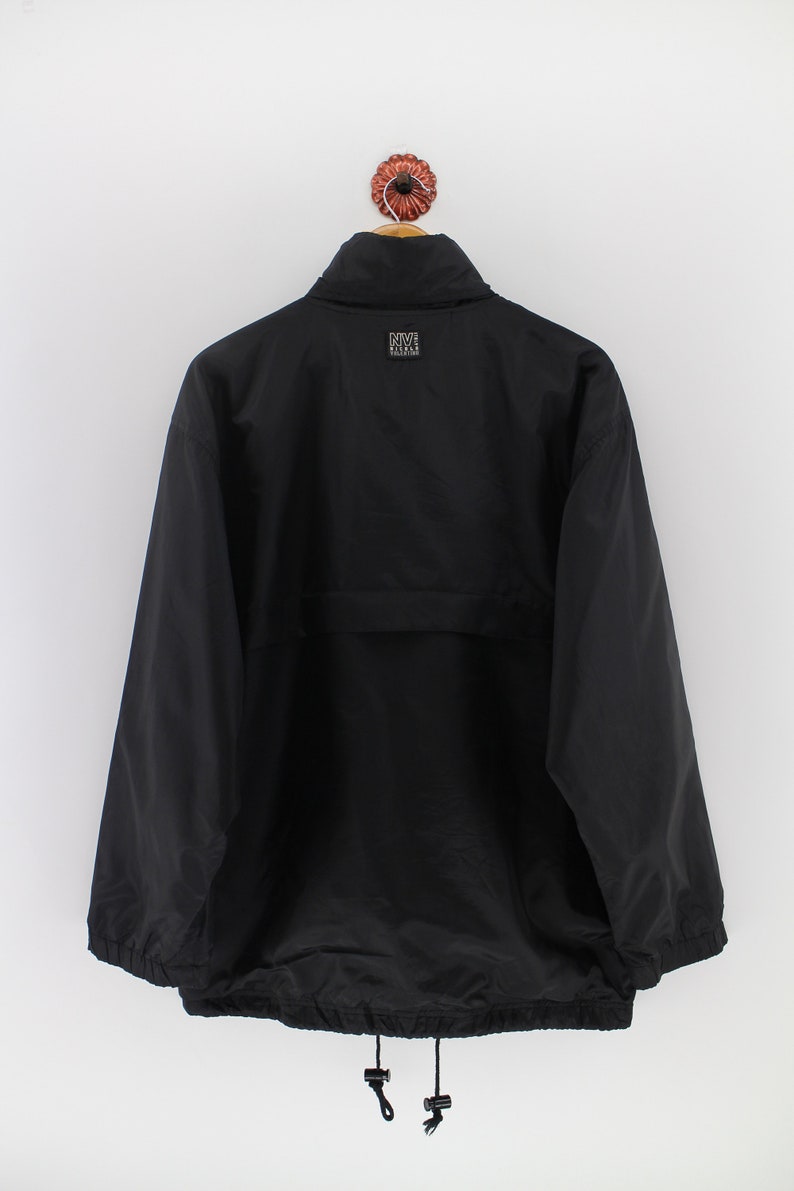 NICOLA VALENTINO Italy Windbreaker Jacket Unisex Large Vintage 90/'s Valentino Italy WindRunner Jacket Sweater Size L