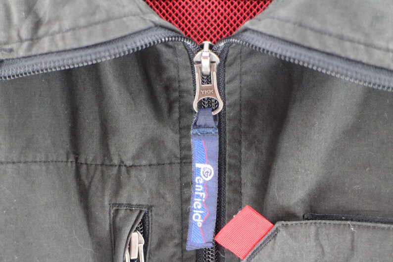Vintage 90/'s PENFIELD Jacket Zipper Unisex Large Penfield Snow Jacket Sportwear Penfield Outdoor Winter Jacket Colour Black Size L