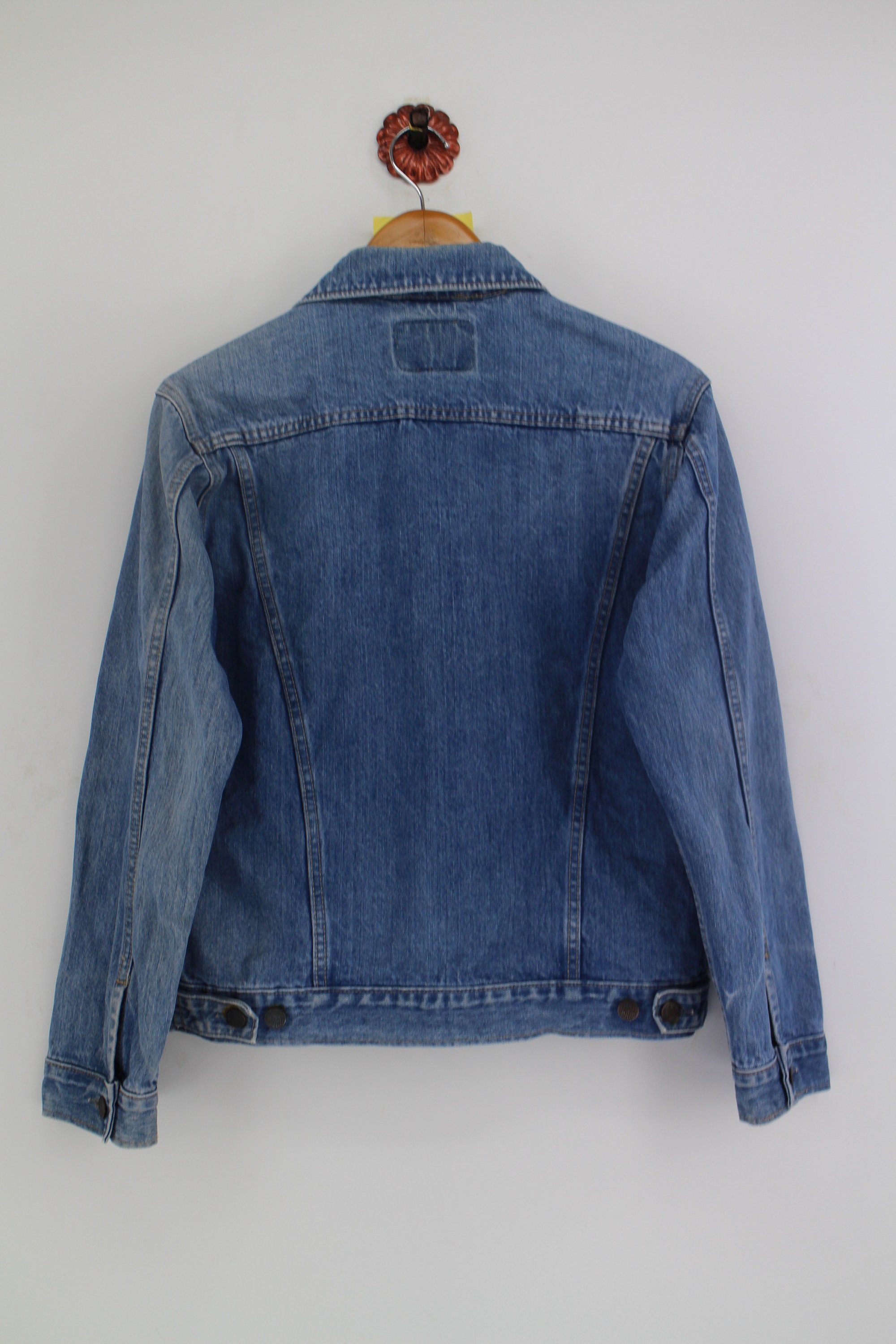 Vintage BIG JOHN Trucker Button Denim Jacket Jeans Medium Big - Etsy