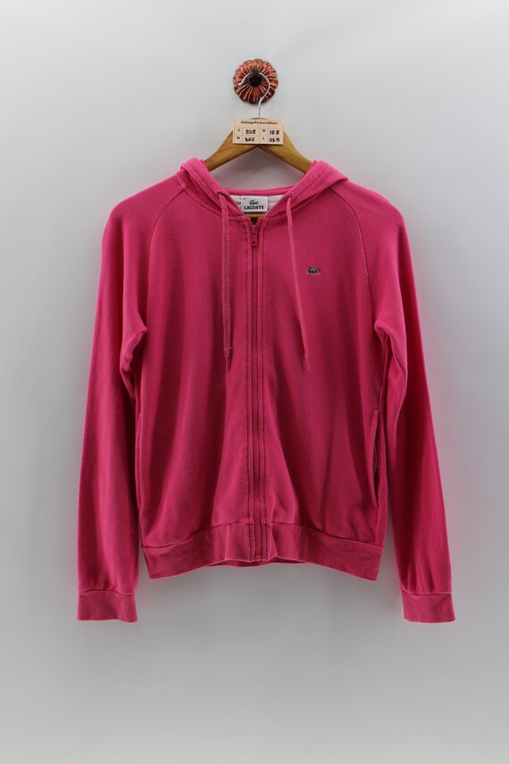 lacoste pink jumper