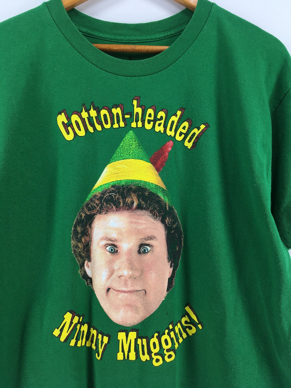 Elf Movie Green Tshirt Unisex Large American Television Movie Etsy