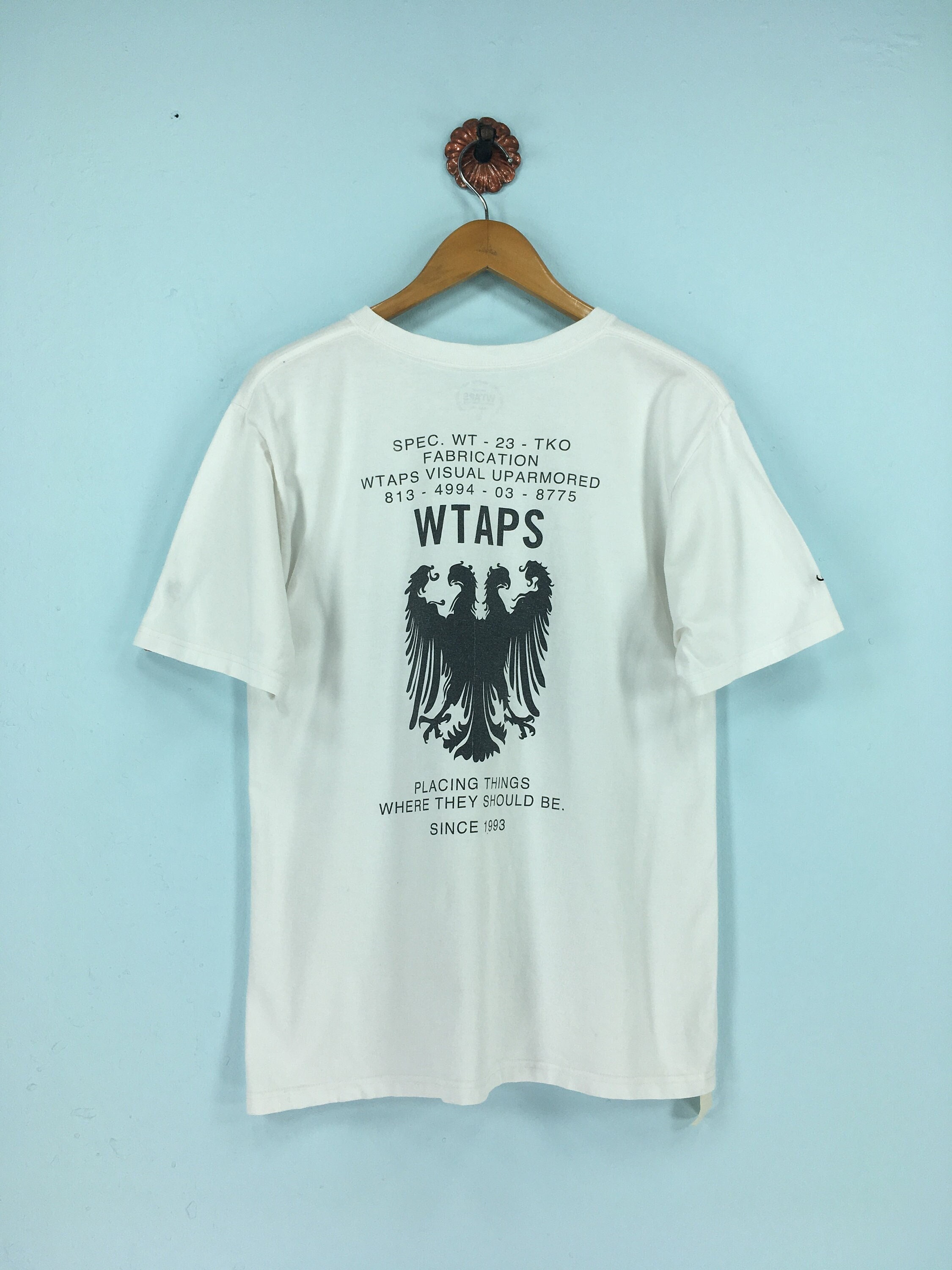 Vintage WTAPS Japan Roundneck Tshirt Unisex Medium Wtaps Japan