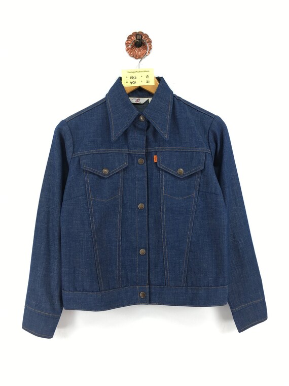 Vintage LEVIS Nankai Trucker Denim Jeans Jacket Wo