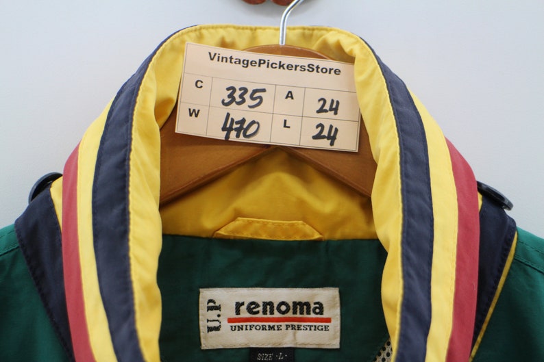 RENOMA Multicolor Sportwear Jacket Unisex Large Vintage 1990/'s Renoma Sportswear SkiWear Hoodie Jacket Activewear Zipper Jacket Size L