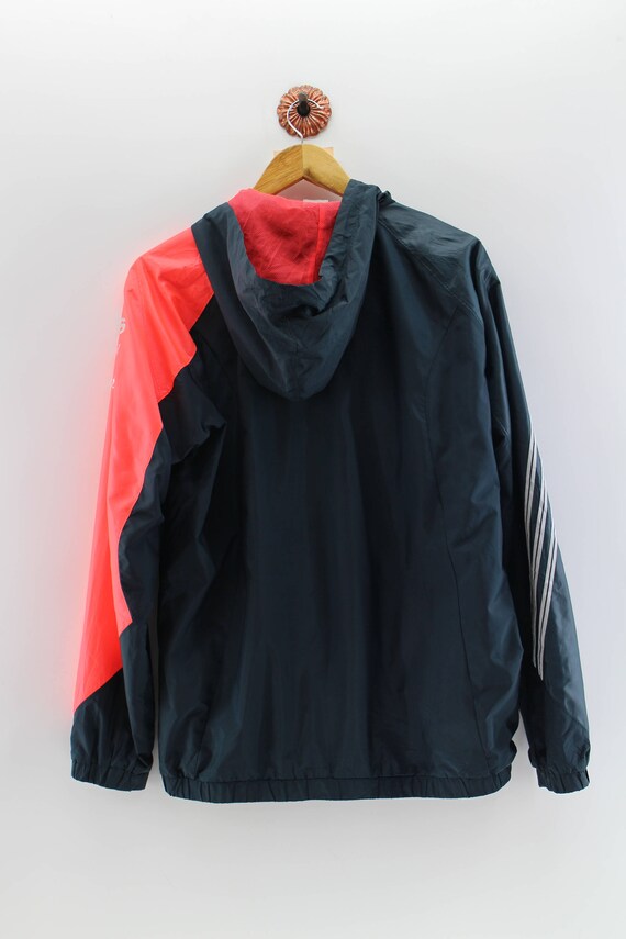 routed adidas windbreaker