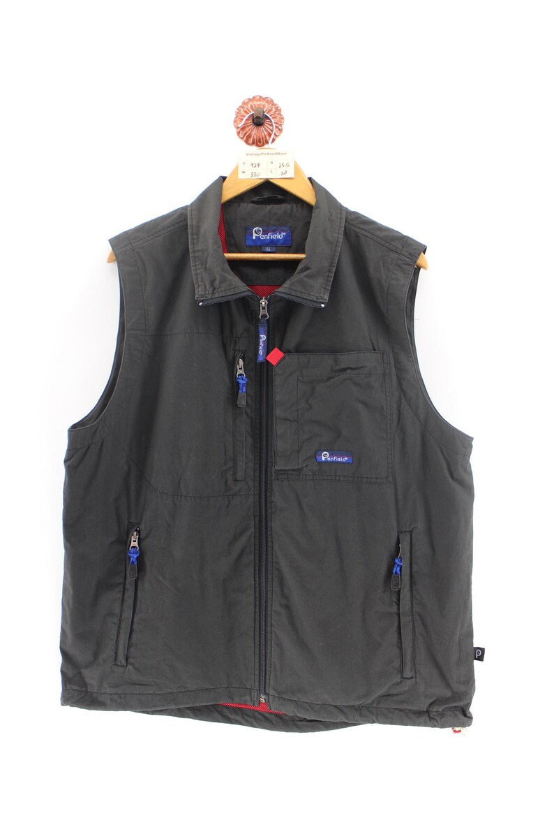 Vintage 90/'s PENFIELD Jacket Zipper Unisex Large Penfield Snow Jacket Sportwear Penfield Outdoor Winter Jacket Colour Black Size L