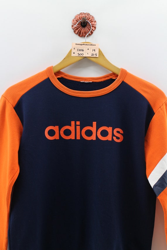 adidas orange sweater