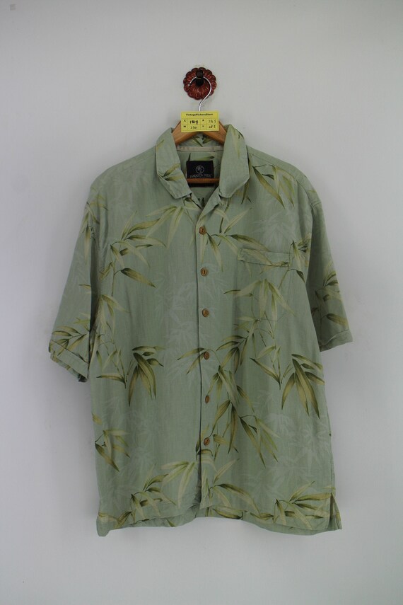 Vintage Jamaica Jaxx Hawaiian Silk Shirt Mens Xlarge 90s Aloha | Etsy