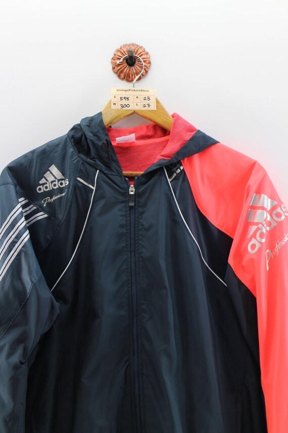 routed adidas windbreaker