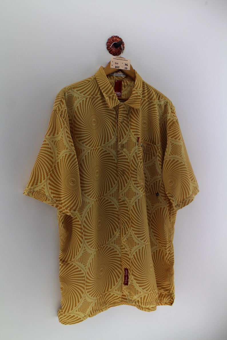 ECKO HAWAIIAN Polyster Shirt Men Vintage 90's Hawaii Echo | Etsy