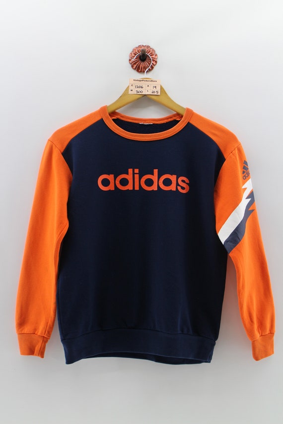 Vintage ADIDAS Sweatshirt Small Youth 90's Adidas Three | Etsy