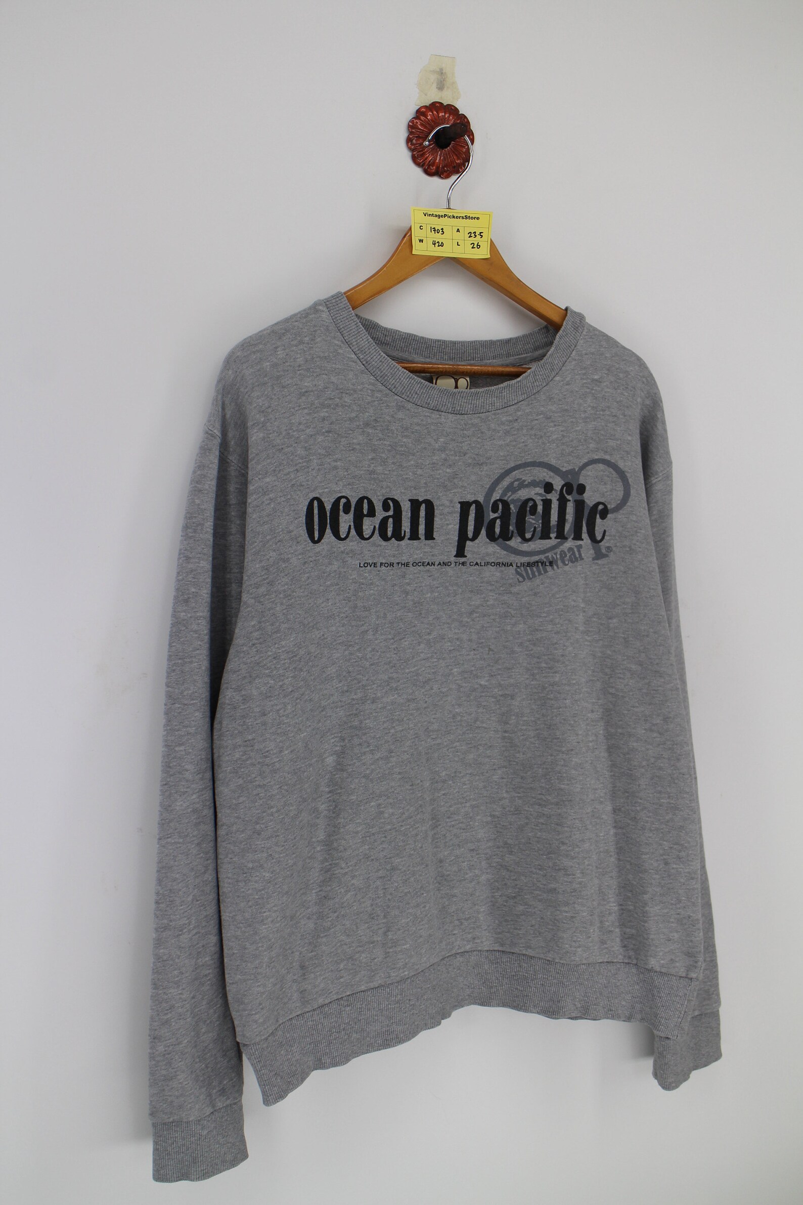 Vintage 90s OCEAN PACIFIC Sunwear Hawaii Sweatshirt Xlarge | Etsy