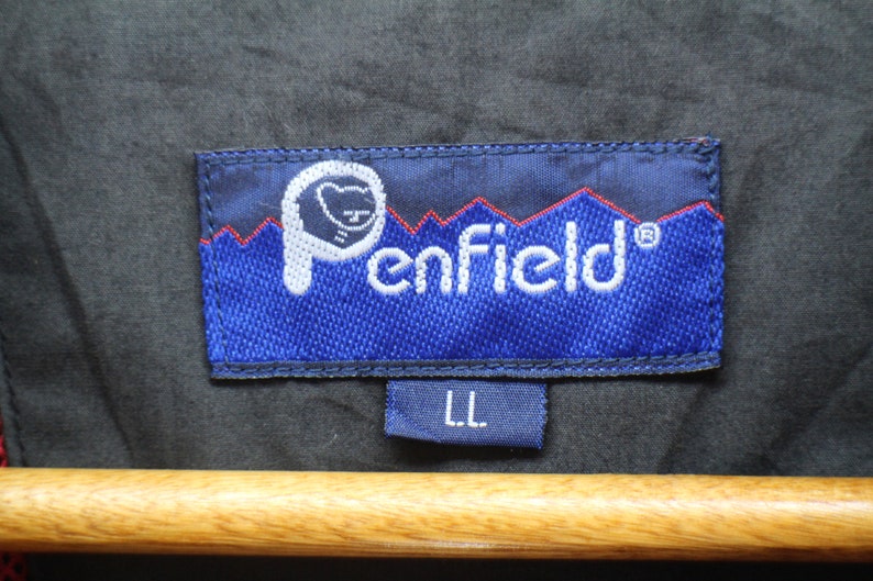 Vintage 90/'s PENFIELD Jacket Zipper Unisex Large Penfield Snow Jacket Sportwear Penfield Outdoor Winter Jacket Colour Black Size L
