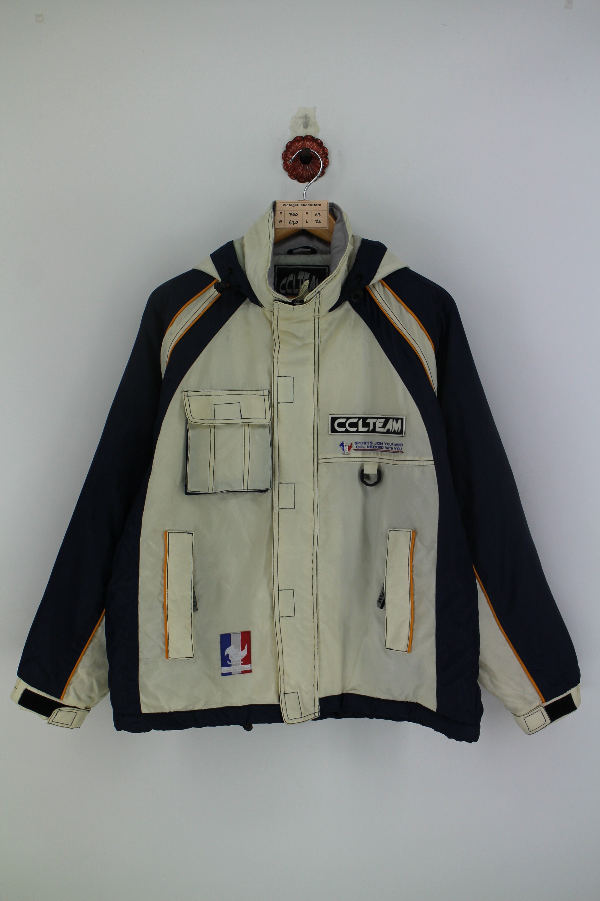 Vintage Alpine Ski Wear Jacket Large Phenix Colorblock Skiing