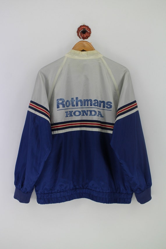 Vintage HONDA ROTHMANS Reversible Jacket Mens Larg
