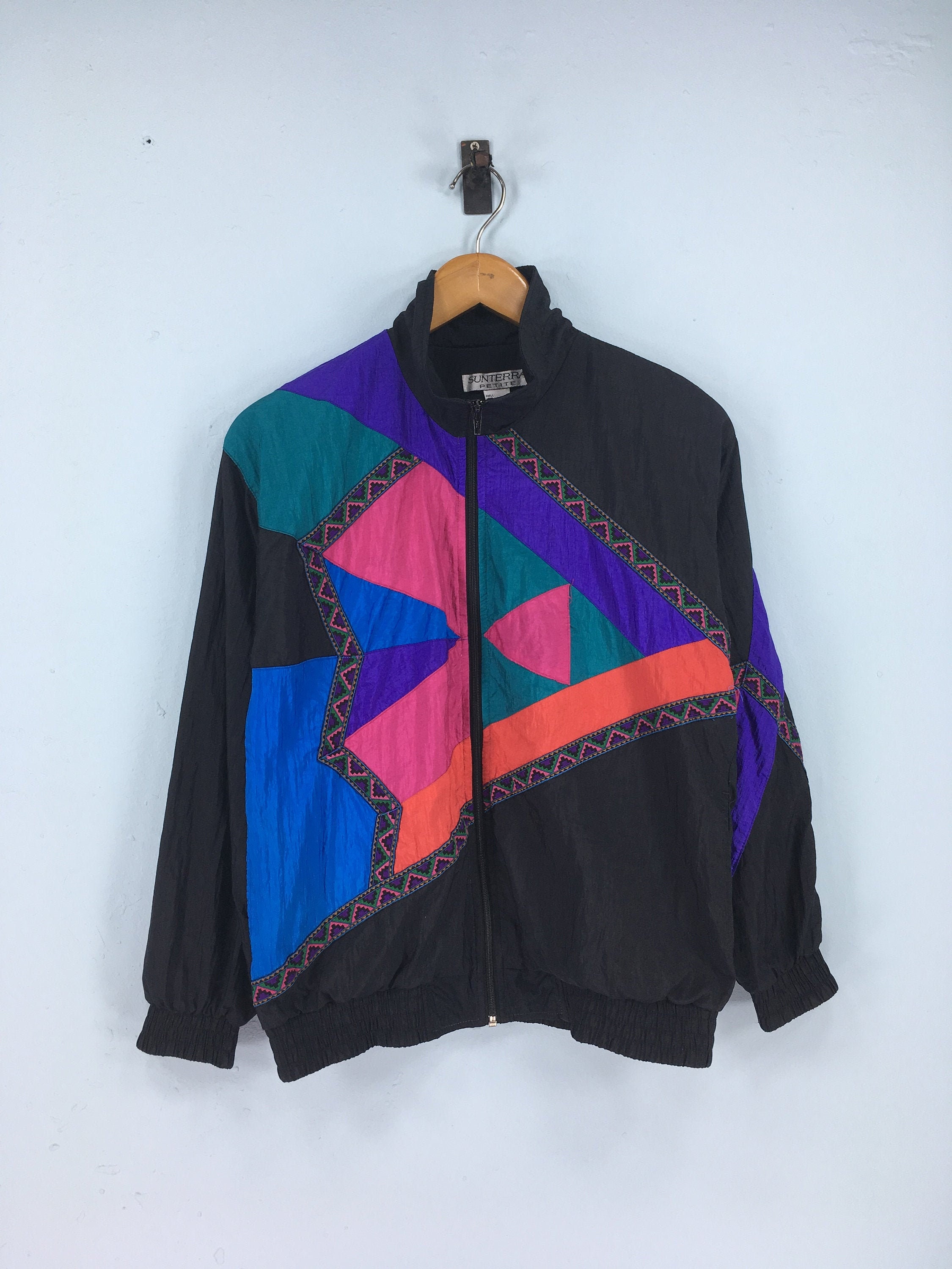 Vintage Sunterra Petite Windbreaker 