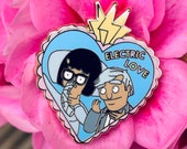Electric Love Bob 39 s Burgers Hard Enamel Lapel Pin Badge