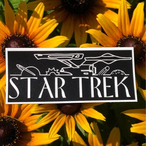Frasier Trek Vinyl Sticker 8cm