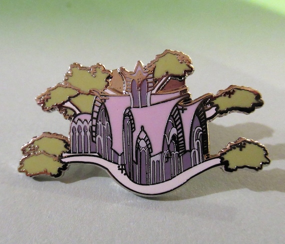Fantasy Elf Tree House Hard Enamel Pin Badge Etsy