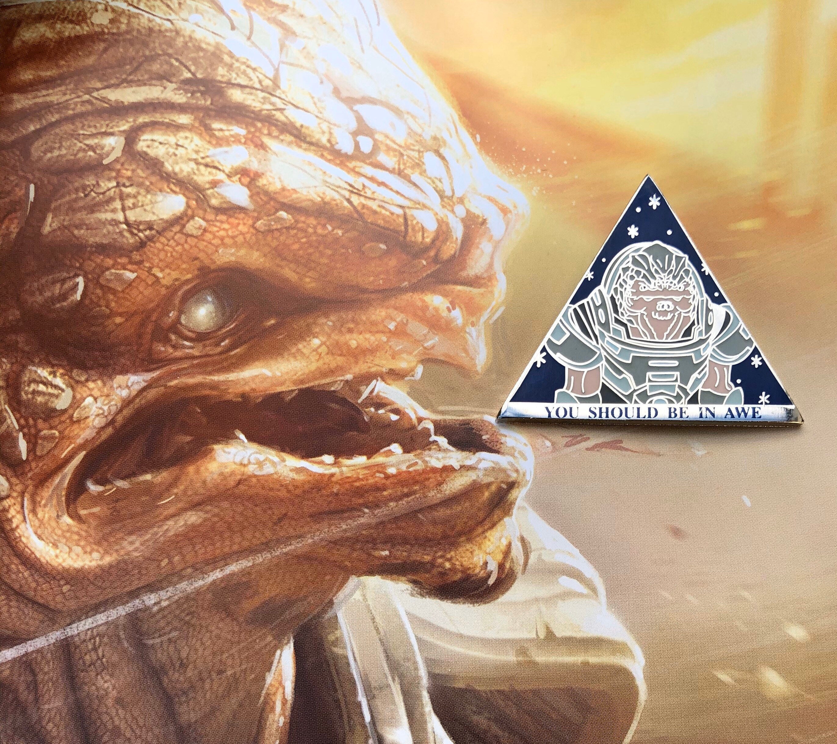Urdnot Grunt Mass Effect 2 Hard Enamel Pin