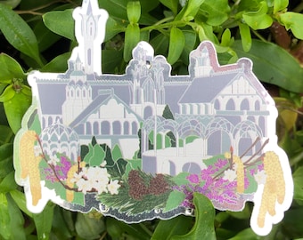 Plants of Rivendell Silver Metallic Vinyl Sticker