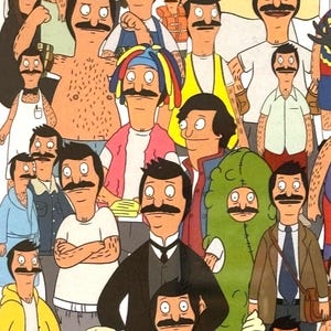 Bob Looks-   A5 Bobs Burgers inspired print 100% recycled