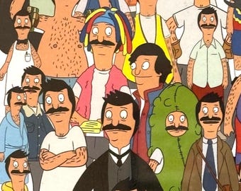 Bob Looks-   A5 Bobs Burgers inspired print 100% recycled