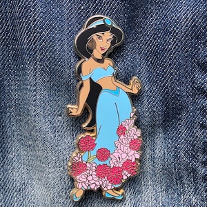 Flower Meanings Jasmine Hard Enamel Fantasy Pin