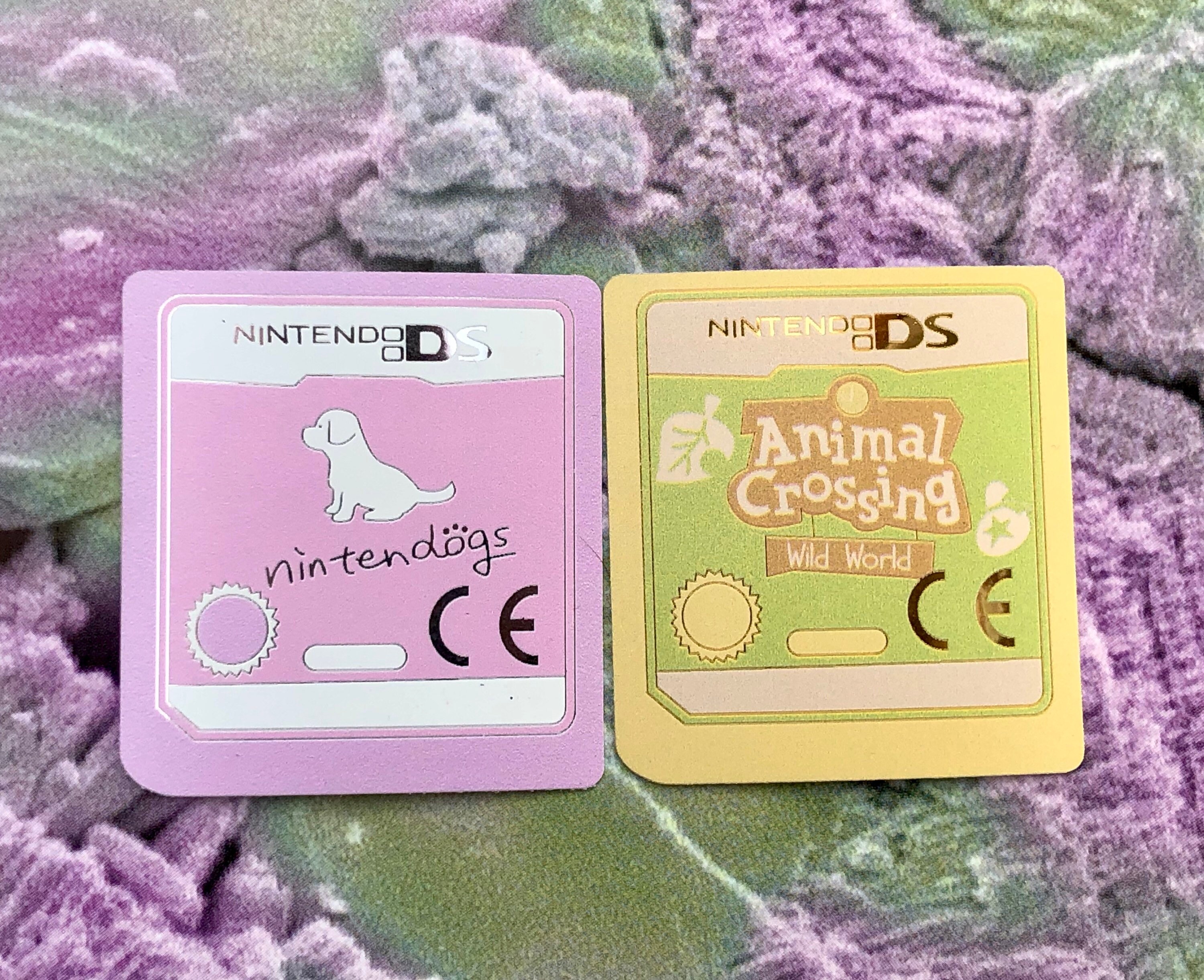 Nintendo DS Cartridge Animal Crossing Nintendogs Cute Etsy Canada