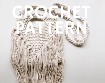 HÄKELMUSTER // Sundance Crossbody Clutch Bag // Sommer Festival Geldbörse Muster // Modern Easy Boho Crochet