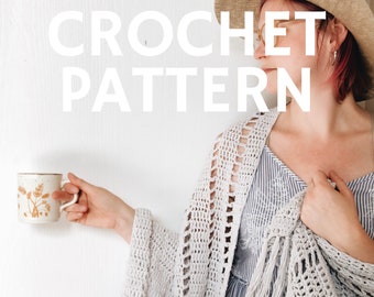 HÄKELMUSTER // Solstice Wrap // Modern Boho Crochet